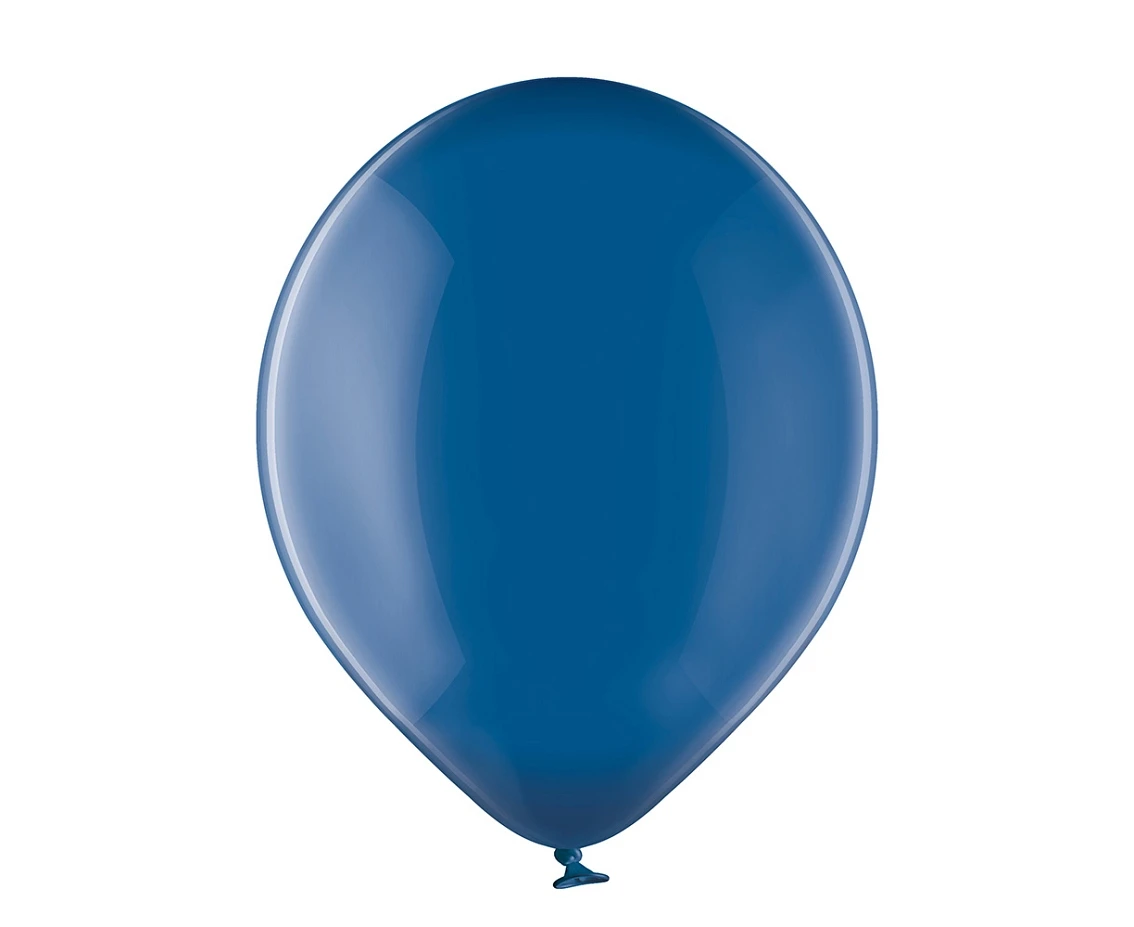 Balony Belbal 12", B105-033, (crystal blue) crystal niebieskie, 100szt.